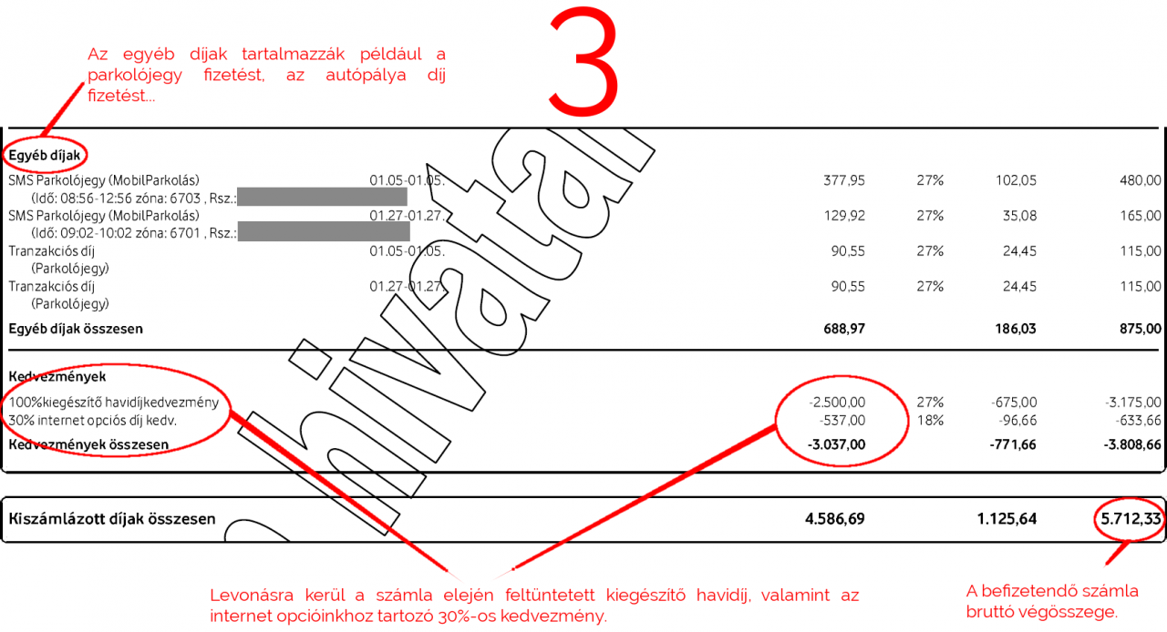Számlamagyarázat 4.